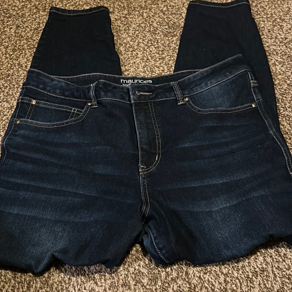 Womans Maurices everflex high rise jeans